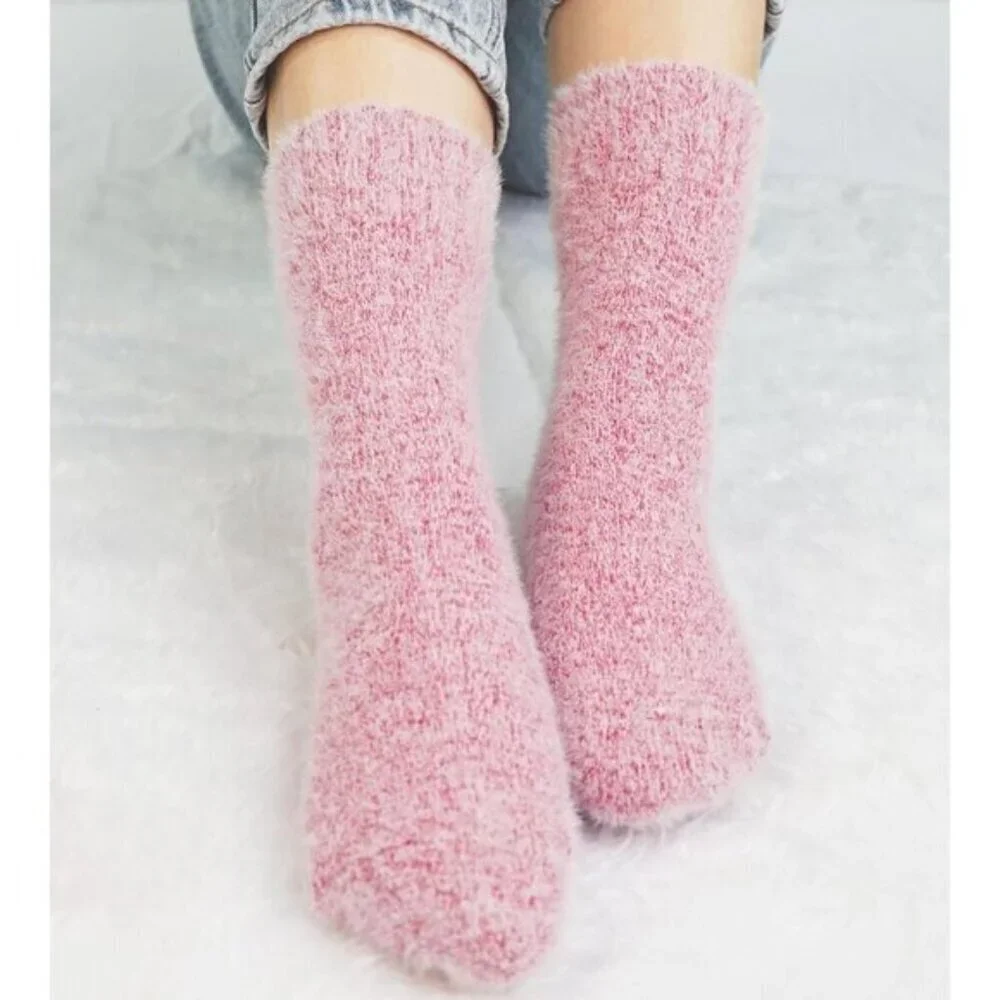 SISOSOCK Women’s Fuzzy Socks 5-Pack Soft Warm Cozy Winter Sleep Size 5-10